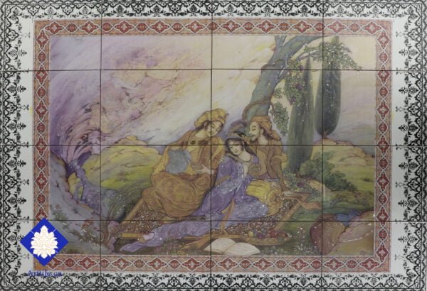 Three faced miniature   M333 Art Tile