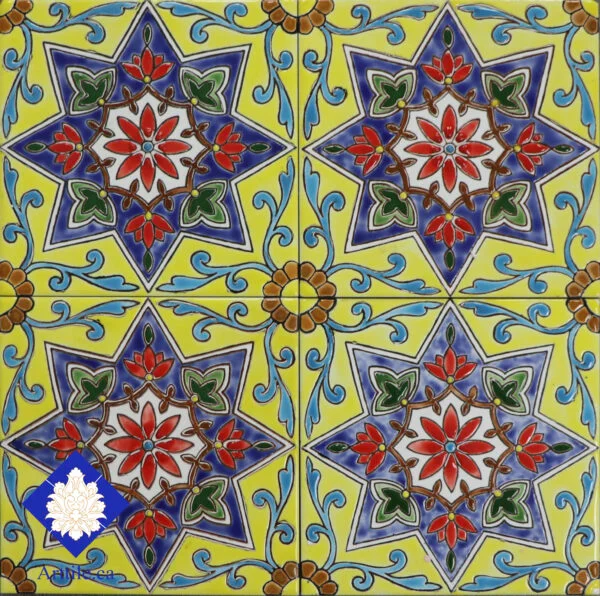 Yellow Shaparak-D260-Art Tile