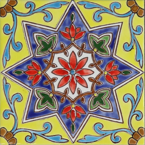 Yellow Shaparak D260 Art Tile