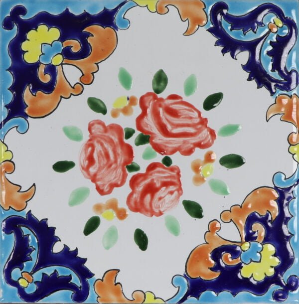 Rose D295 Art Tile