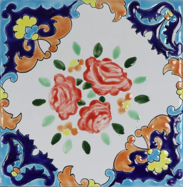 Rose D295 Art Tile