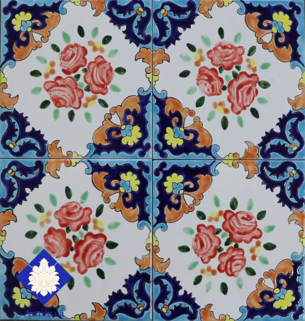 Rose D295 Art Tile