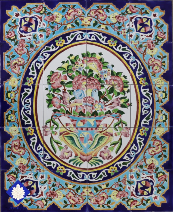 Flowerpot - D163 -Art Tile