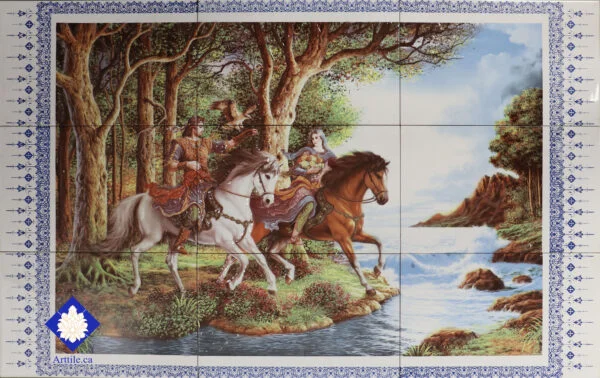 Khosro  Shirin   M355   Art Tile