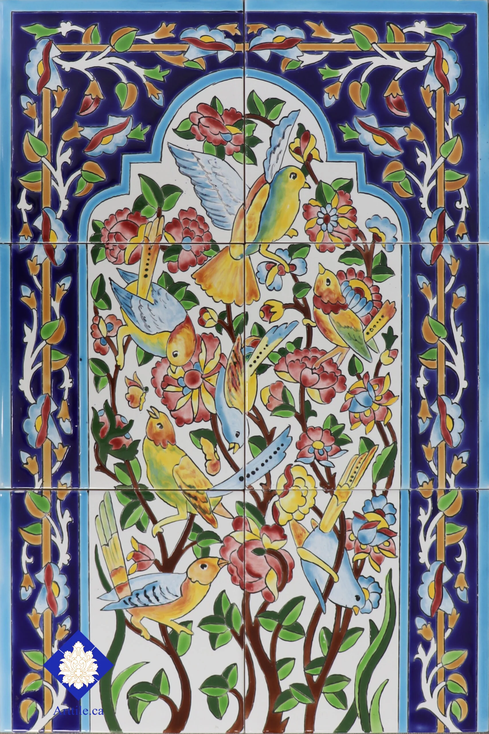 Birds of Paradise   D256 Art Tile